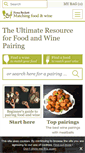 Mobile Screenshot of matchingfoodandwine.com